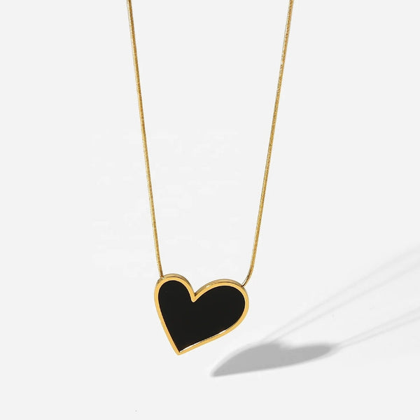 Collar Black Heart