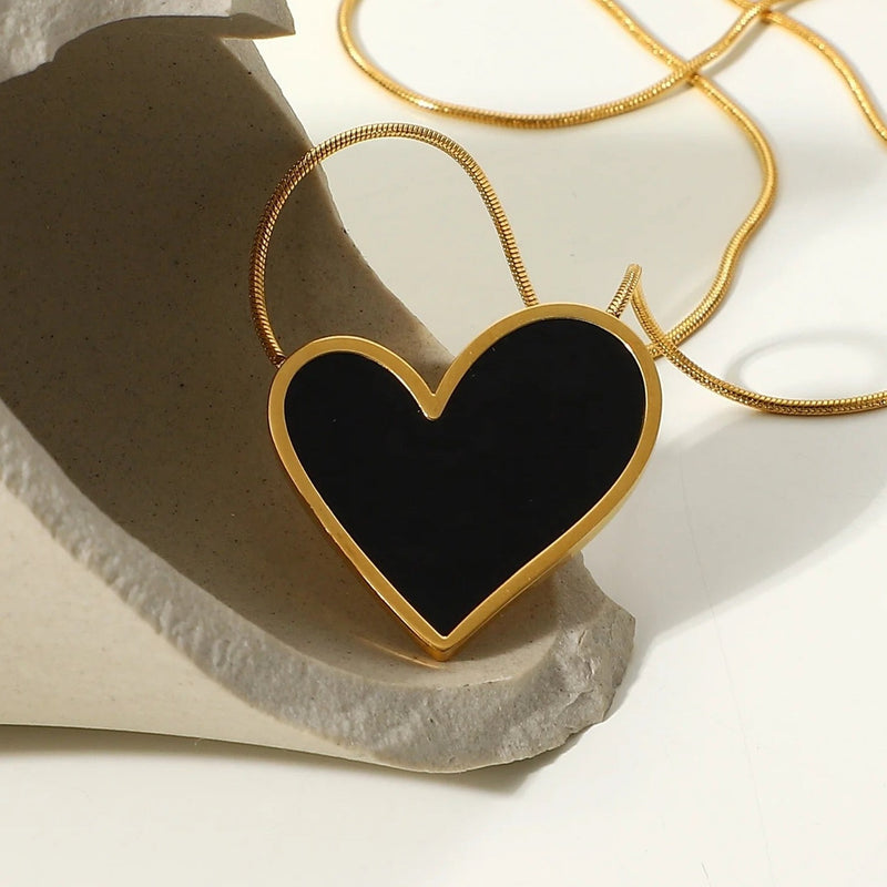 Collar Black Heart